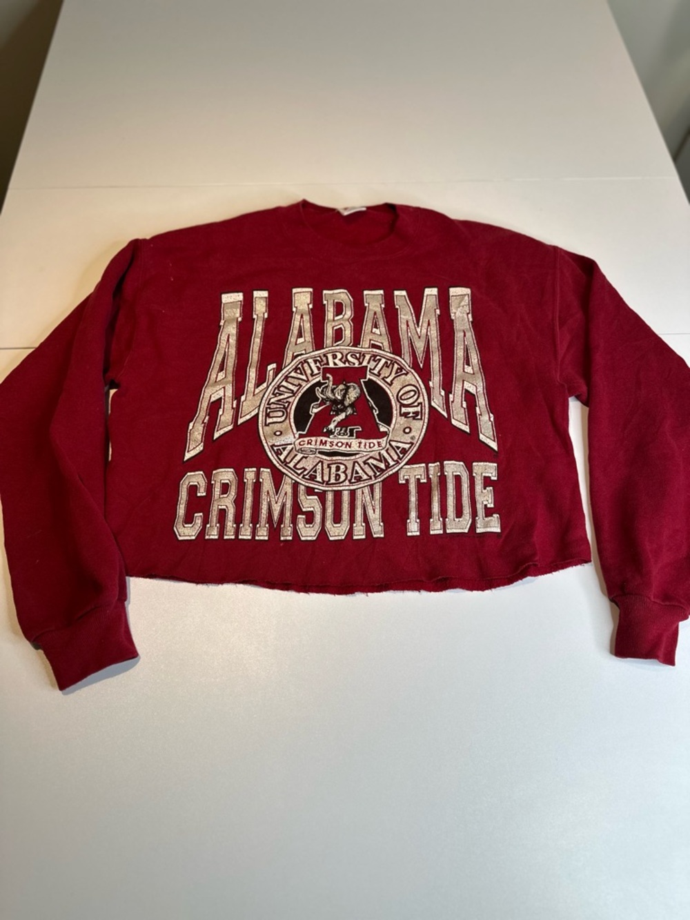 Crimson Tide Cropped Sweatshirt - Crimson
